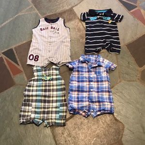 Set of 4 Rompers